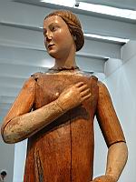 Statue, Vierge de l'Annonciation (de Agostino di Giovanni, Pise, 1321, Bois, polychromie)(3)